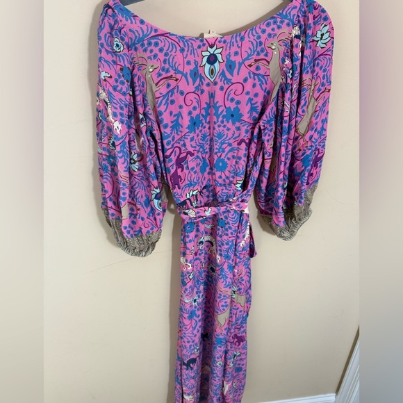 Anthropologie Plenty by Tracy Reese Puff DRESS vibrant print - Picture 7 of 7